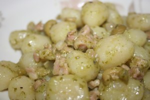 gnocchi al pesto di maiale