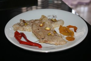 lonza di maiale all'agrodolce di mela e pistcchio4