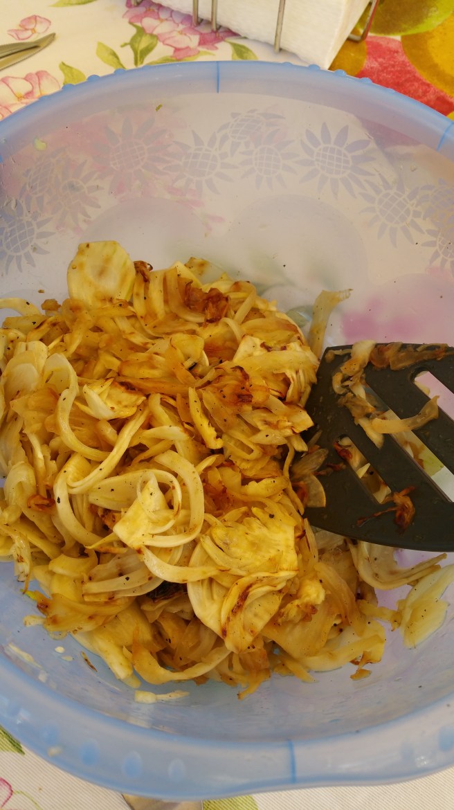 insalate di finocchi grigliata